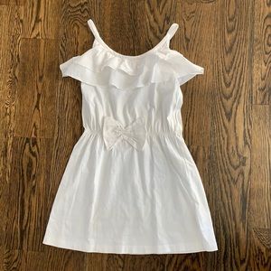 Lili Gaufrette white cotton dress